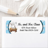 Frohe Weihnachtskrippe Baby Jesus Snowman (Insitu)