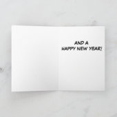 Frohe Weihnachtskrippe Feiertagskarte (Innenseite)