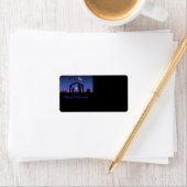 Frohe Weihnachtskrippe Jesus Adressaufkleber (Insitu)