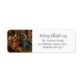 Frohe Weihnachtskrippe Klassische Religiöse Feiert (Vorne)