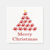 Frohe Weihnachtskrippe Serviette (Vorderseite)