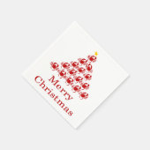 Frohe Weihnachtskrippe Serviette (Ecke)