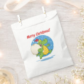 Frohe Weihnachtskrokodile Santa | Urlaub Geschenktütchen (Ausgeschnitten)