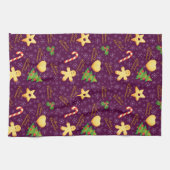 Frohe Weihnachtsküche Handtuch (Horizontal)