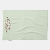 Frohe Weihnachtsküche Handtücher (Horizontal)