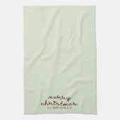 Frohe Weihnachtsküche Handtücher (Vertikal)