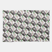 Frohe Weihnachtsküche Handtücher Opossum (Horizontal)