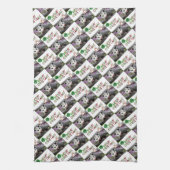 Frohe Weihnachtsküche Handtücher Opossum (Vertikal)