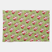 Frohe Weihnachtsküche Handtücher Teddy Bear (Horizontal)