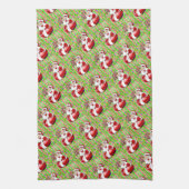 Frohe Weihnachtsküche Handtücher Teddy Bear (Vertikal)