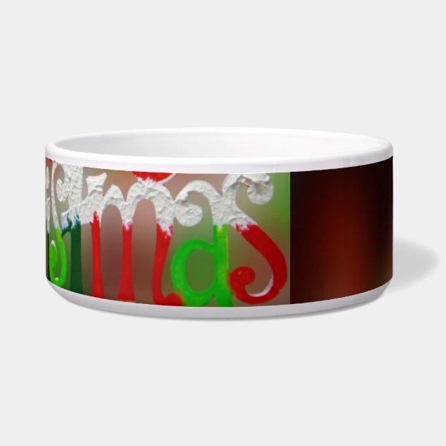 Frohe Weihnachtskuchen Napf (Rechts)
