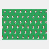 Frohe Weihnachtskuh Geschenkpapier Set (Vorderseite 3)