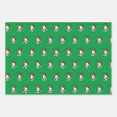 Frohe Weihnachtskuh Geschenkpapier Set (Vorderseite)