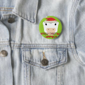 Frohe WeihnachtskuhPoke Button (Beispiel)