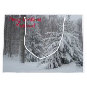 Frohe Weihnachtslandschaften Große Geschenktüte (Vorderseite)