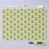 Frohe Weihnachtsleaf Abstrakten Baum Urlaub Seidenpapier (Handwerk)