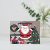 Frohe Weihnachtslehre Feiertagspostkarte (Stehend Vorderseite)