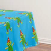 Frohe Weihnachtslieder, Elf Blue Tablecloth Tischdecke (Beispiel)