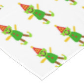 Frohe Weihnachtslieder, Elf Tischdecke (Schrägansicht)