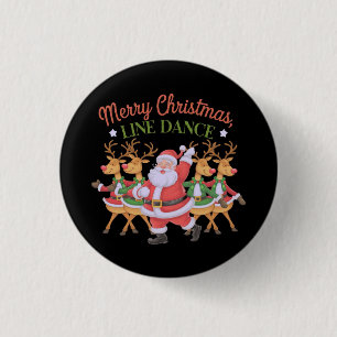 Frohe Weihnachtslieder feiern die Jahreszeit Button