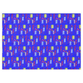 Frohe Weihnachtslieder, Frohe Festtage Blue Tischdecke (Vorderseite (Horizontal))