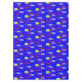 Frohe Weihnachtslieder, Frohe Festtage Blue Tischdecke (Vorderseite)