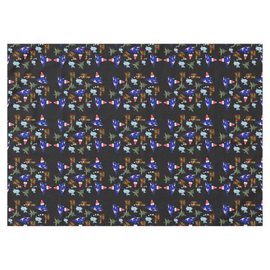 Frohe Weihnachtslieder, Hai Fisch Tischdecke (Vorderseite (Horizontal))