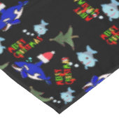 Frohe Weihnachtslieder, Hai Fisch Tischdecke (Schrägansicht)
