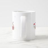 Frohe Weihnachtslieder Jumbo-Tasse (Rückseite)