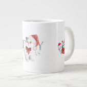 Frohe Weihnachtslieder Jumbo-Tasse (Vorderseite Rechts)