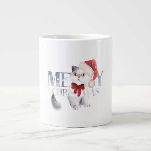 Frohe Weihnachtslieder Jumbo-Tasse (Vorderseite)