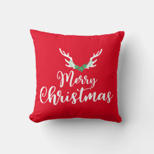 Frohe Weihnachtslieder mit Blume Kissen