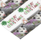 Frohe Weihnachtslieder, Opossum Tischdecke (Schrägansicht)