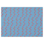 Frohe Weihnachtslieder, Poinsettia Blue Floral Tischdecke (Vorderseite (Horizontal))