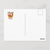 Frohe Weihnachtslieder Postkarte (Rückseite)