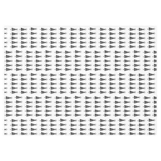 Frohe Weihnachtslieder, schwarze Bäume weiß Tischdecke (Vorderseite (Horizontal))