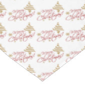 Frohe Weihnachtslieder Tischdecke (Schrägansicht)