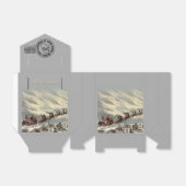 Frohe Weihnachtslieferung durch Santa Sleigh Geschenkschachtel (Ungefaltet)