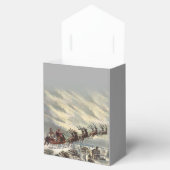 Frohe Weihnachtslieferung durch Santa Sleigh Geschenkschachtel (Geöffnet)