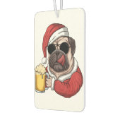 Frohe Weihnachtsluft Freshener | Mops Dog Lover Gi Autolufterfrischer (Links)