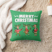 Frohe Weihnachtslustigkeit und Niedlicher Weihnach Kissen (Decke)