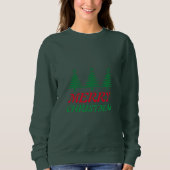 Frohe Weihnachtsmädchen & Boys Gray Sweatshirt (Vorderseite)