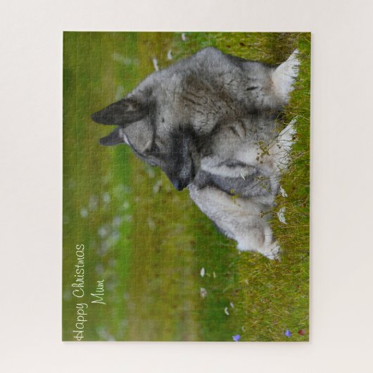 Frohe Weihnachtsmama. Puzzle (Vertikal)