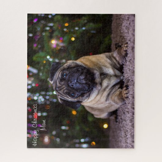 Frohe Weihnachtsmama. Puzzle (Vertikal)