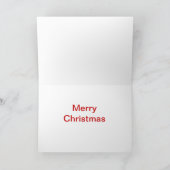 Frohe Weihnachtsmann Feiertagskarte (Innenseite)