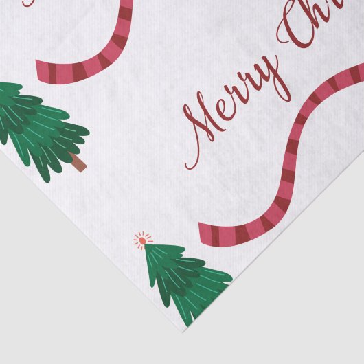 Frohe Weihnachtsmann Seidenpapier (Ausschnitt)