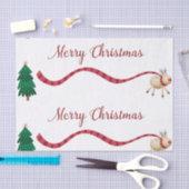 Frohe Weihnachtsmann Seidenpapier (Handwerk)