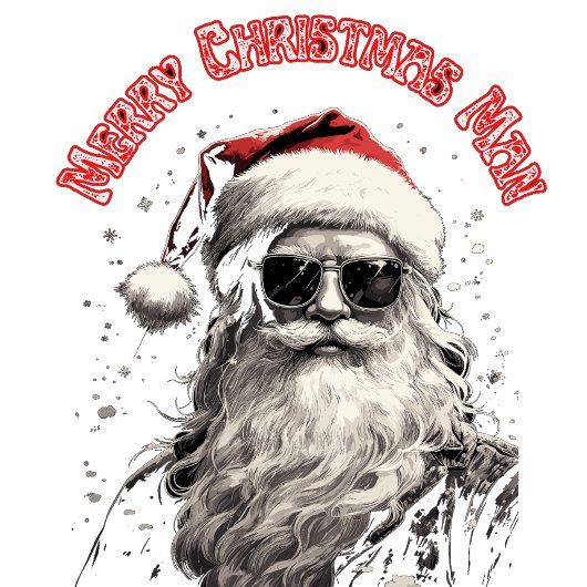 Frohe Weihnachtsmann T-Shirt