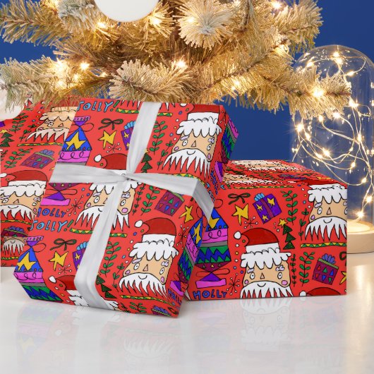 Frohe Weihnachtsmann-Verpackungspapier Geschenkpapier (Feiertage)