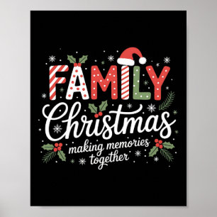 Frohe Weihnachtsmannmütze Weihnachten Weihnachten Poster